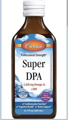 Carlson Super DPA Omega 3s DPA Heart Health Cognitive Function Vision 6.7oz