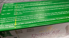 HYLEYS 14 DAYS DETOX KIT HERBAL SUPPLEMENT 42 TEA BAGS HEALTHY CLEANSING FORMULA