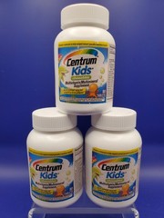 3 Pack Centrum Kids Chewable Multivitamin 80Ct Each Tablets EXP 06/2027 New