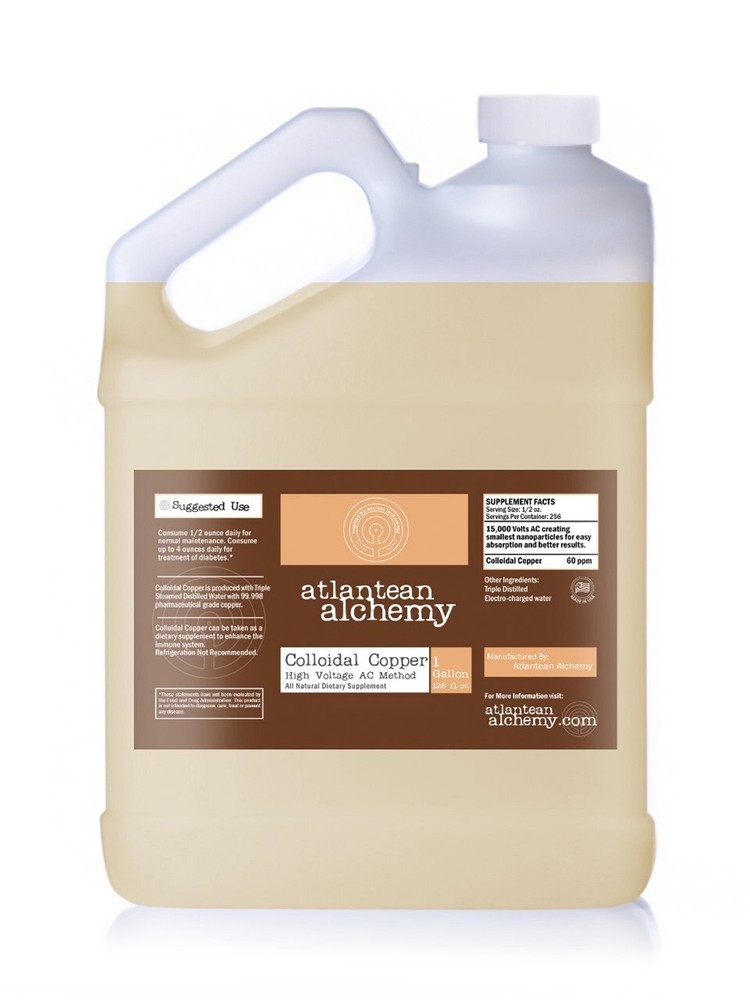 Colloidal Copper Gallon Jug 60PPM