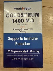 PeakVigor Colostrum 1400mg Restore & Revitalize 120 capsules