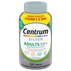 Centrum Silver Adults 50+ Multivitamin, 325 Tablets Men&Women !