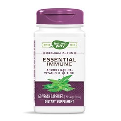 Nature’s Way ESSENTIAL IMMUNE premium blend Vitamin C Zinc 60 capsules