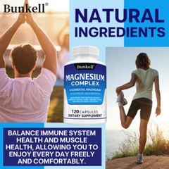 Advanced Magnesium Complex Supplement 8 Elemental Magnesium 1000mg – Maximum Abs