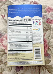 Hydration Electrolyte Powder Packets Blend Magnesium, Calcium, Sodium Potassium