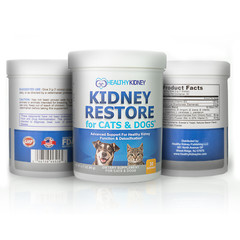 Healthy Kidney Support Cats Dogs Probiotic Powder Urinary Track Essential 3 Pack