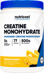 PINEAPPLE MANGO Nutricost Creatine Monohydrate Micronized Powder 500G