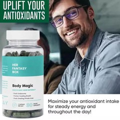 Magic Body Chlorophyll – 30 Vegan Capsules for Detox, Digestion, Gut Health