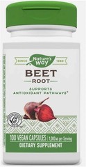 Nature’s Way Beet Root 1,000 mg 100 Vegan Caps (Packaging may vary) Exp. 10/2030