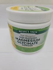 Natures Truth Magnesium Glycinate Powder Lemon 6oz Exp 03/2027