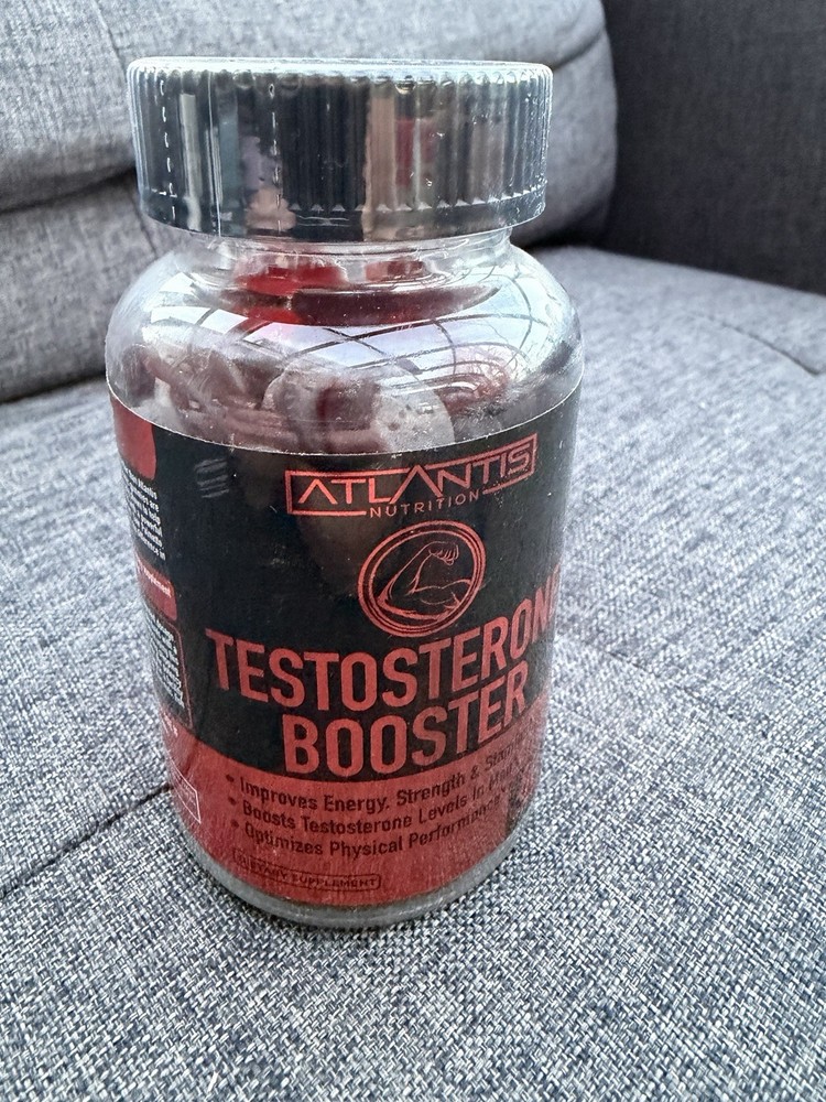 Atlantis Testosterone Booster 60 Gummies Expires 03/2026