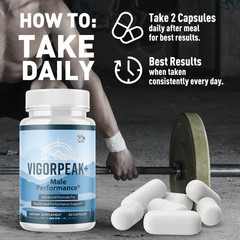 (3 Pack) Vigorpeak Advanced Male Health & Performance Support Formula 180 Caps