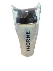 Thorne Shaker Bottle with Wire Blender Ball Gym Fitness Mixing Cup w/hook 20 oz