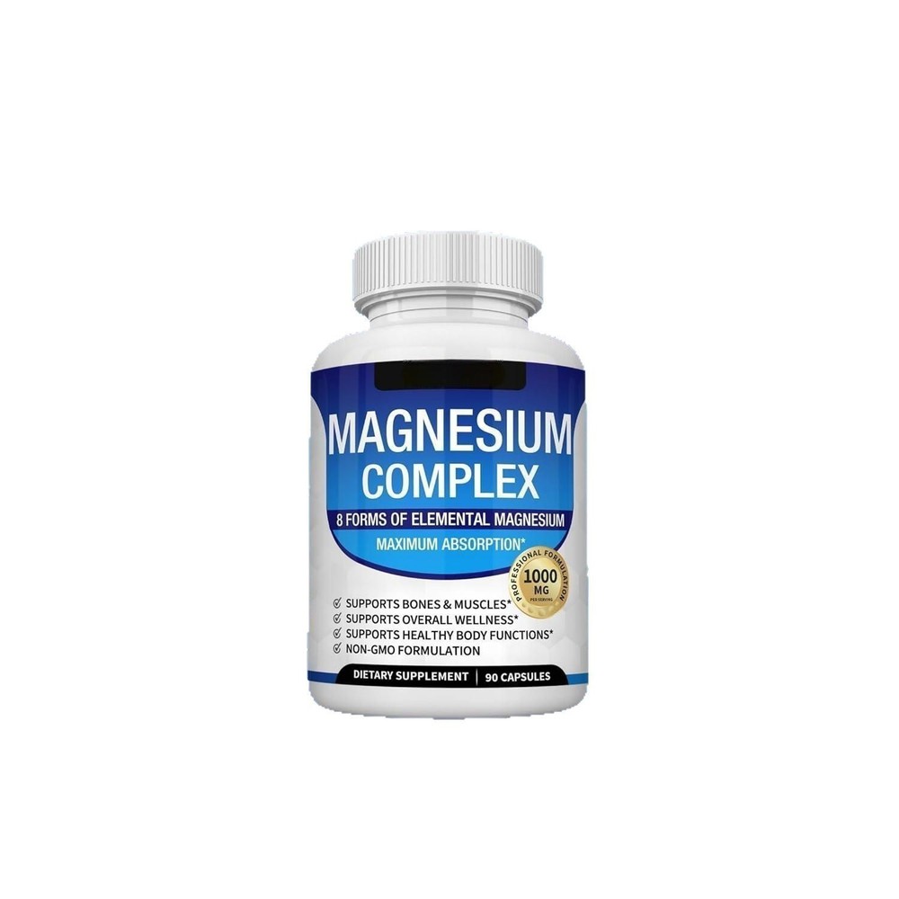 Enhanced 1~5x Magnesium 8 in 1 Complex 1000mg & Blood Sugar Blend Supplement Com