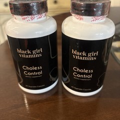2-Pack Black Girl Vitamins Choless Control Two Capsules daily