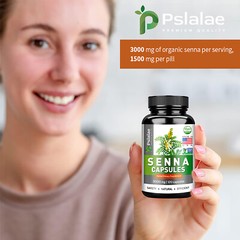 Senna Capsules 3000mg – Constipation Relief, Cleansing & Detox, Weight Loss