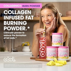 Obvi Collagenic Burn Powder | Multi-Collagen Peptide Blend with GBB Ashwagand…