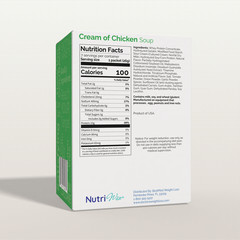 NutriWise Cream of Chicken Soup, High Protein, Keto Diet Friendly, Low Carb 7ct