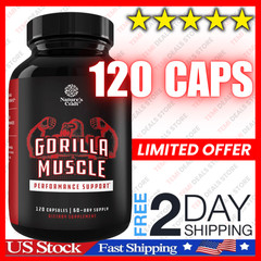 Legal STEROID ANABOLIC pills BULKING Testosterone Booster MUSCLE GROW FREE SHIPP