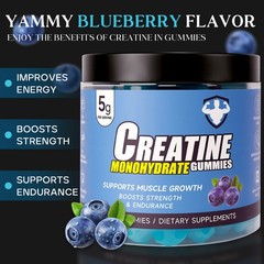 Supports Muscle Growth Creatine Monohydrate Gummies with 5g Per Serving