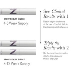 NULASTIN Shape Altering Eyebrow Serum – Brow 0.1 Fl Oz (Pack of 1), Clear