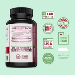 Tart Cherry Extract Capsules – 60 Count, Natural Sleep Aid & Antioxidant Support