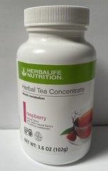 Herbalife Raspberry Tea 3.6 oz ，Caffeine，Boosts Metabolism ，Provides Antioxidant