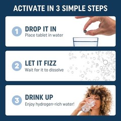 Molecular Hydrogen Tablets for Drinking Water with Magnesium | Highest Concentra