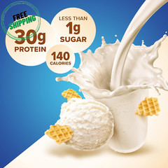 Pure Protein Vanilla Protein Shake, 30G Complete Protein, Vitamins A, C, D, and