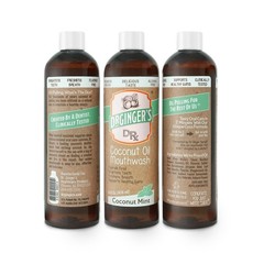 Dr. Ginger’s Coconut Oil Pulling Alcohol Free Mouthwash 14 FL Oz (Pack of 2)