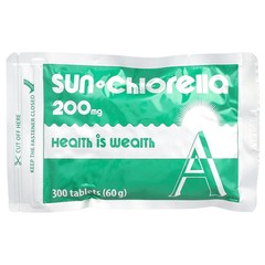 2 X Sun Chlorella, Chlorella Supplement, 200 mg, 300 Tablets