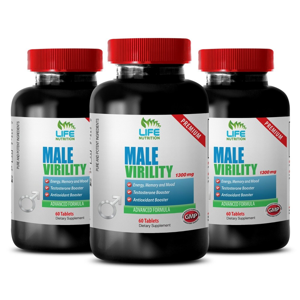 Pumpkin Seeds Supplement – Male Virility 1300mg – Male Enhancers Supreme 3B