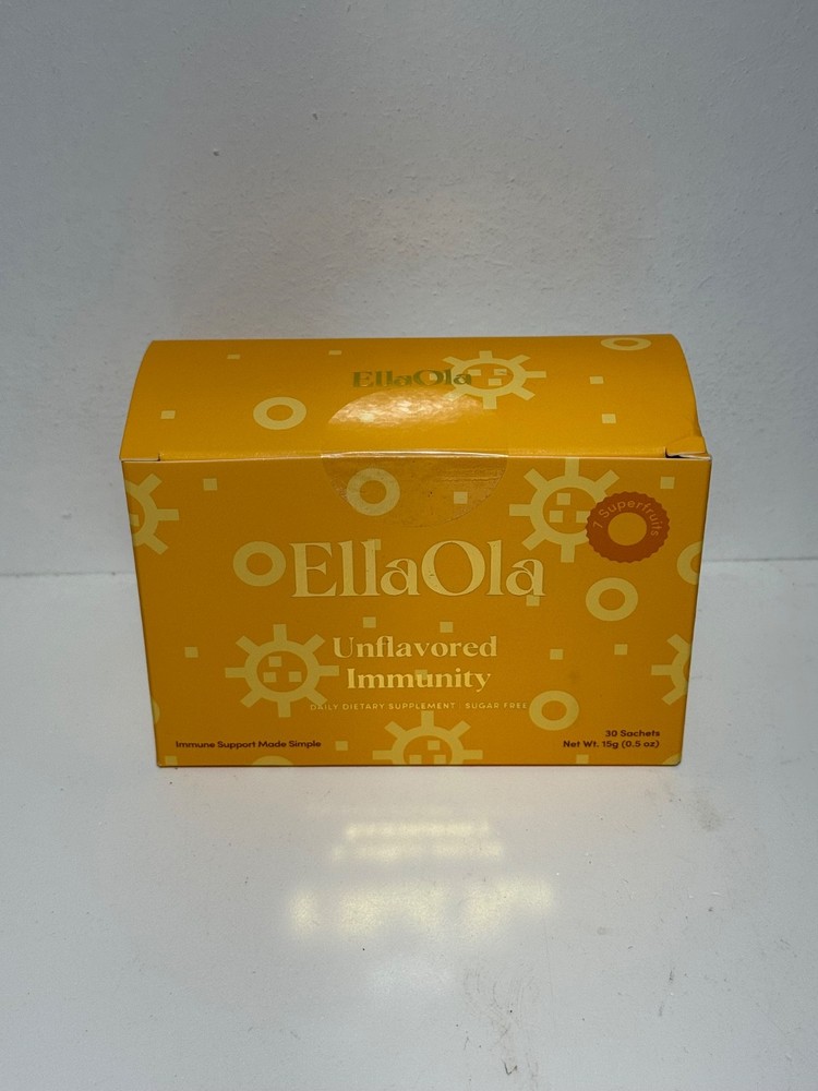 EllaOla Unflavored IMMUNITY 30 Sachets Exp 1/2028 Vit C D Zinc and Selenium