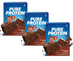 Pure Protein Bar, Chocolate Deluxe, 21g Protein, Gluten Free, 1.76 oz, 12 Ct