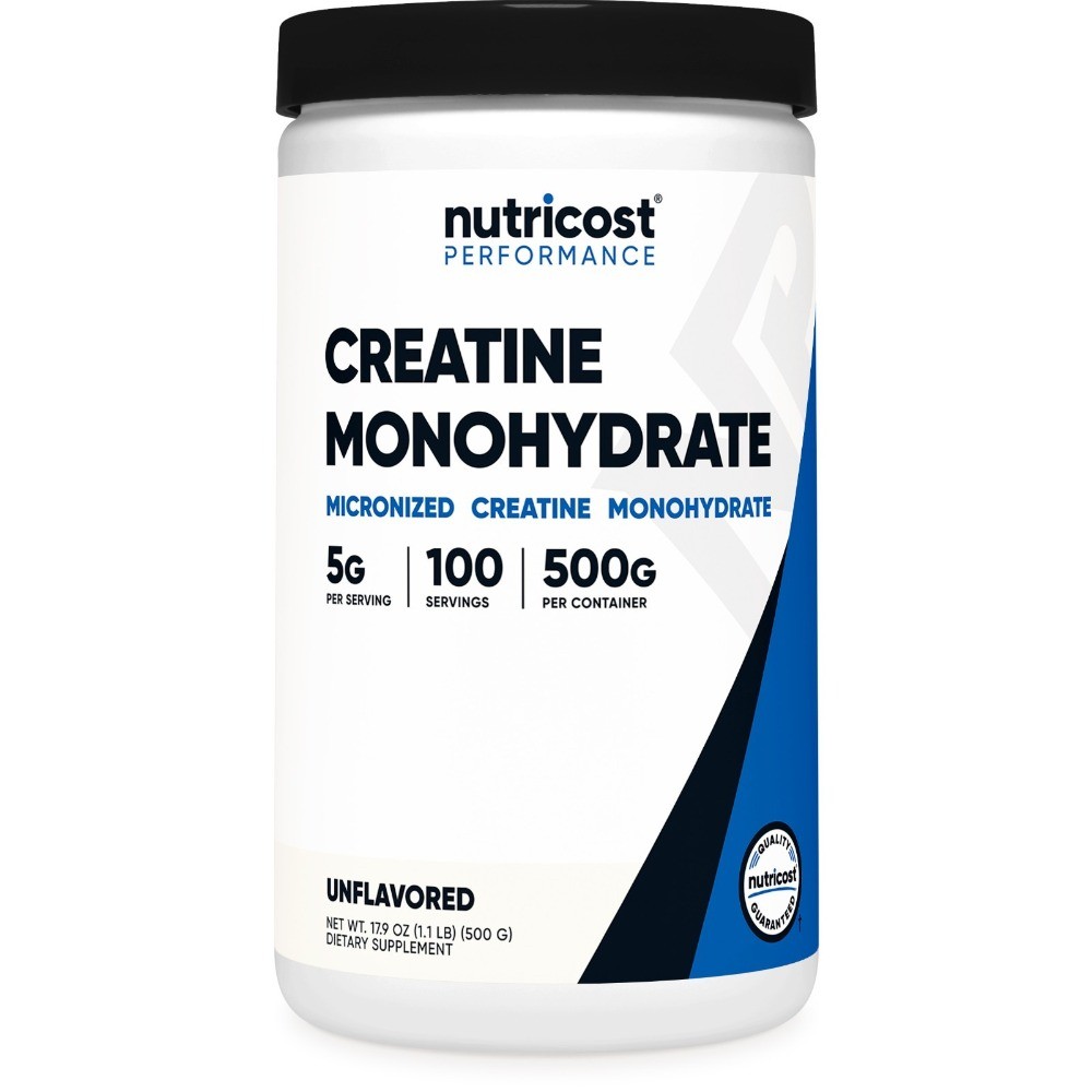 updated！Nutricost Clean Creatine Monohydrate 500 Gram Powder