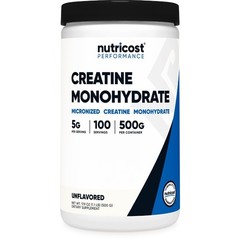 updated！Nutricost Clean Creatine Monohydrate 500 Gram Powder