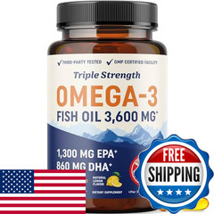 Mav Nutrition Triple Strength Dha Omega 3 Fish Oil 3600 Mg Over 2100Mg Omega-3