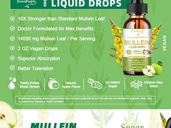 Mullein Leaf Extract Drops 60ml Lung Cleanse Respiratory Herbal Drop Health Care