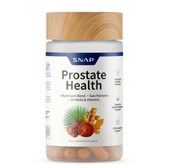 SNAP Prostate Wellness 2-Pack Saw Palmetto Mushroom Blend Men’s Supports 180