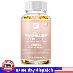 Triple Magnesium Complex 300Mg – Improves Sleep, Energy and Immune Support 120PC