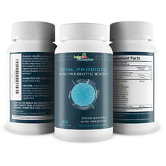 Total Probiotic With Prebiotic Boost – 40 Billion CFU Probiotic Formula