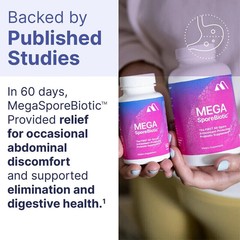 SporeBiotic Containing Bacillus Vegetarian Coagulans and Bacillus Subtilis 60pcs