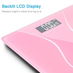 Digital Body Weight Bathroom Scale with Step-on Technology Battery Powered 180KG