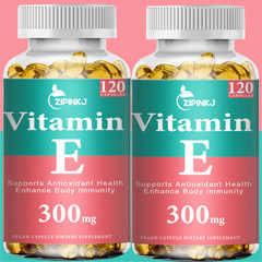 2Pack Vitamin E Softgels 800IU Supplements, Natural Antioxidant & Immune Support
