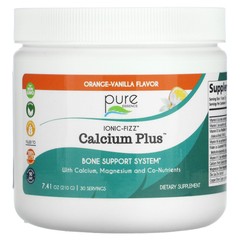 Ionic Fizz Calcium Plus, Orange-Vanilla, 7.41 oz (210 g)
