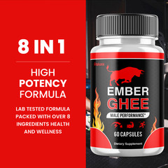 (5 Pack) Ember Ghee Male Support for Maximum Strength Supplement (300 Capsules)