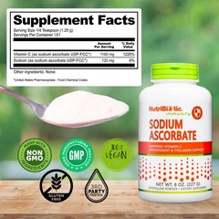 NutriBiotic – Sodium Ascorbate Buffered Vitamin C Powder, 8 Ounce (Pack of 1)