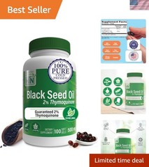 Nourish Your Body with 2% Thymoquinone Black Seed Oil 500mg – 100 Softgels