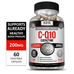 (2 Pack) High Absorption CoQ10 200mg Heart Health Support Co-Q10 Antioxidant