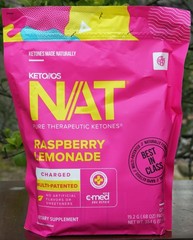 Pruvit Keto OS NAT Ketones – Charged – Raspberry Lemondade, Exp 09/27